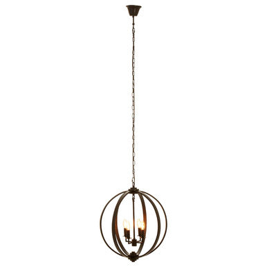 Black Metallic Pendant Light