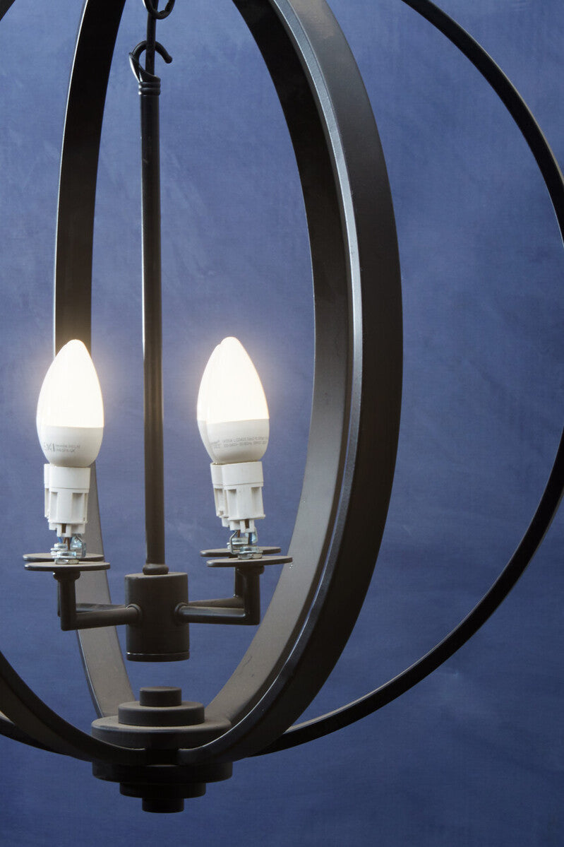 Black Metallic Pendant Light