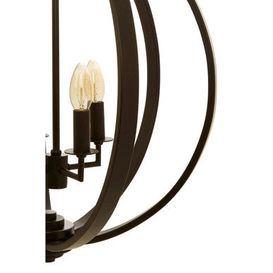Black Metallic Pendant Light