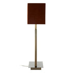 Gold Stainless Steel Circular Base Table Lamp