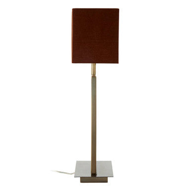 Gold Stainless Steel Circular Base Table Lamp