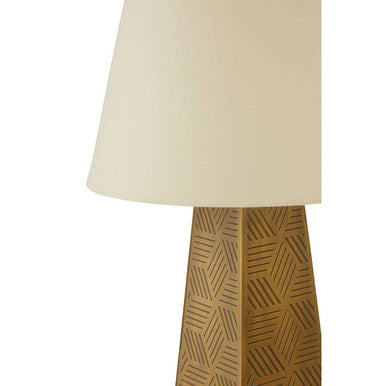 Marble Base Triangular Iron Table Lamp