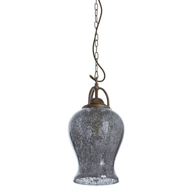 Antique Silver Finish Pendant Light
