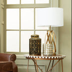 Gold Cross Table Lamp