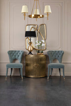 Copper Finish 3 Arm Chandelier