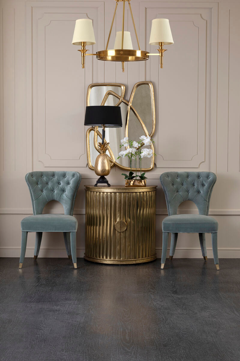 Copper Finish 3 Arm Chandelier