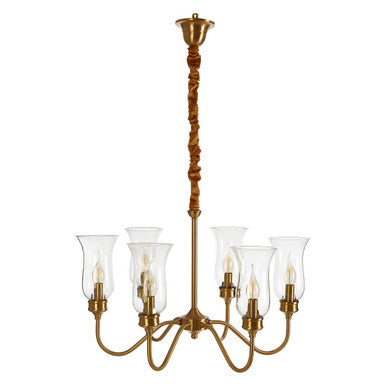 6 Arm Gold Ceiling Light