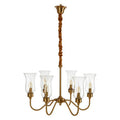 6 Arm Gold Ceiling Light