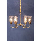 6 Arm Gold Ceiling Light