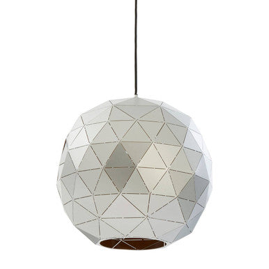 Small Silver Finish Pendant Light