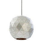 Small Silver Finish Pendant Light