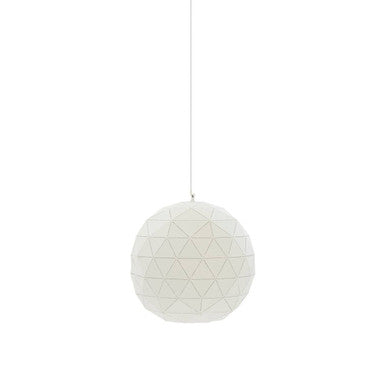 Medium White Pendant Light