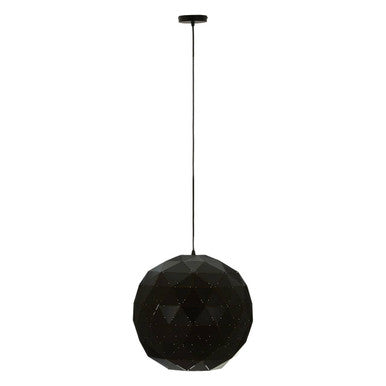 Medium Black and Copper Pendant Light
