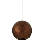 Medium Coffee Finish Pendant Light