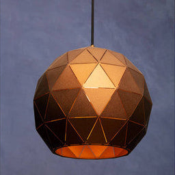 Medium Coffee Finish Pendant Light