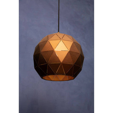 Medium Coffee Finish Pendant Light
