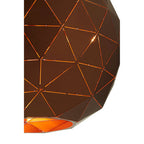 Medium Coffee Finish Pendant Light
