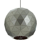 Medium Silver Finish Pendant Light