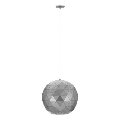 Medium Silver Finish Pendant Light
