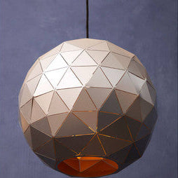 Medium Silver Finish Pendant Light