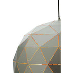 Medium Silver Finish Pendant Light