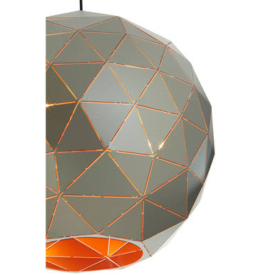Medium Silver Finish Pendant Light