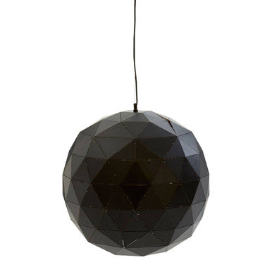 Large Black and Copper Pendant Light