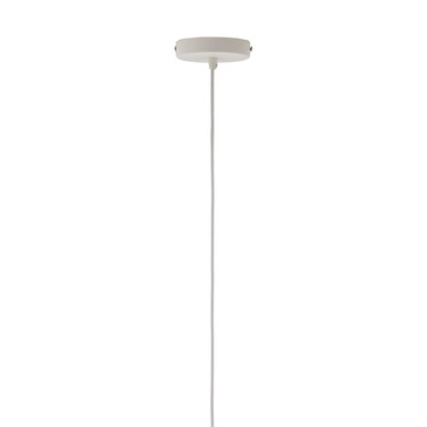 Medium White Dome Pendant Light