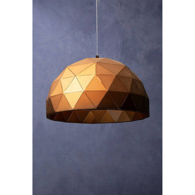 Medium Coffee Dome Pendant Light