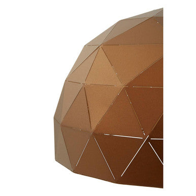 Medium Coffee Dome Pendant Light