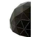 Large Black and Copper Dome Pendant Light