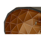 Large Black and Copper Dome Pendant Light