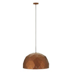 Large Coffee Dome Pendant Light