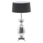 Nickel Finish Pineapple Table Lamp