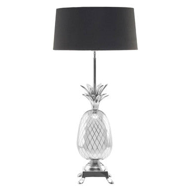 Nickel Finish Pineapple Table Lamp
