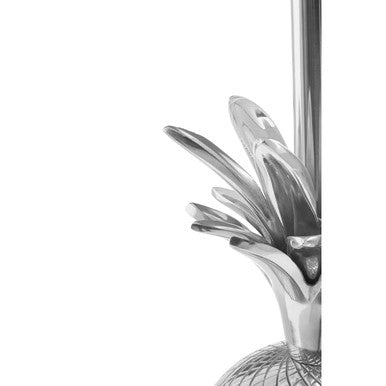 Nickel Finish Pineapple Table Lamp
