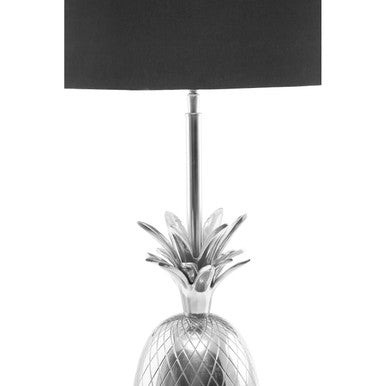 Nickel Finish Pineapple Table Lamp