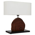 Wooden Live Edge Design Table Lamp
