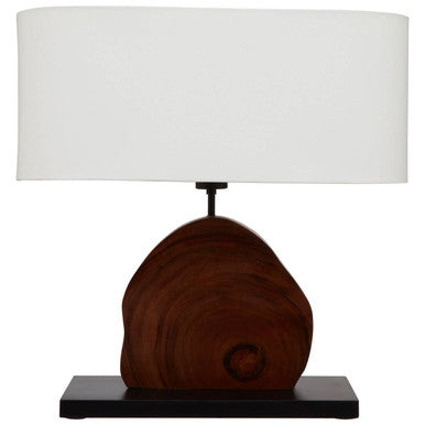 Wooden Live Edge Design Table Lamp