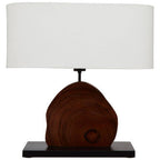 Wooden Live Edge Design Table Lamp