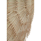 Small Woven Rattan Wall Light
