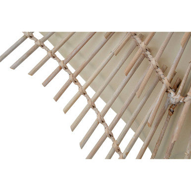 Small Woven Rattan Wall Light