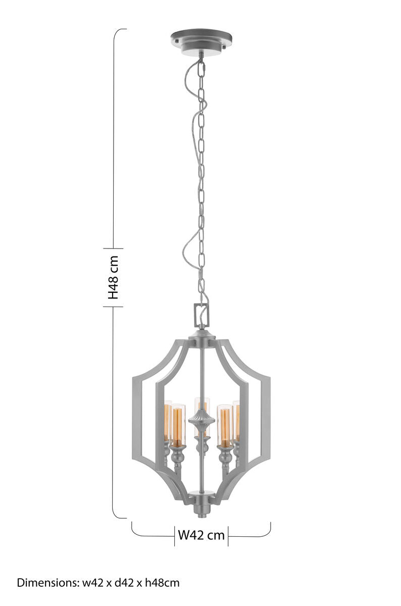 5 Bulb Pendant Light