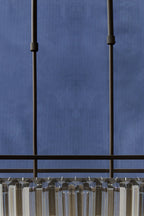 Bronze Finish and Glass 4-Bulb Ceiling Light