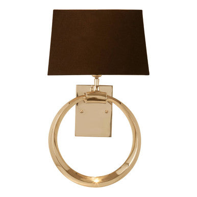Nickel Ring Base Wall Light