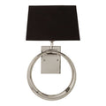 Nickel Ring Base Wall Light