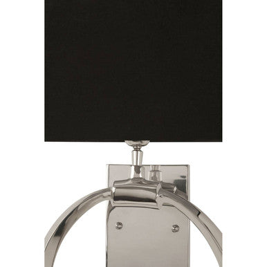 Nickel Ring Base Wall Light