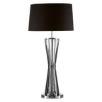 Nickel Twisted Base Table Lamp