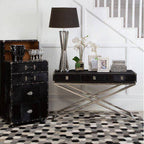 Nickel Twisted Base Table Lamp