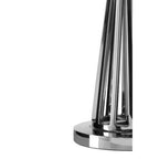 Nickel Twisted Base Table Lamp